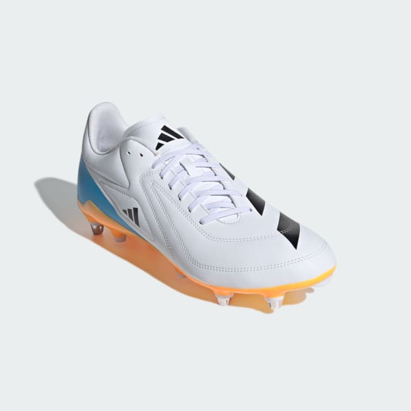 Purchase Adidas RS15 混合釘橄欖球鞋 雲白/明亮水藍/明亮橘 JP8792