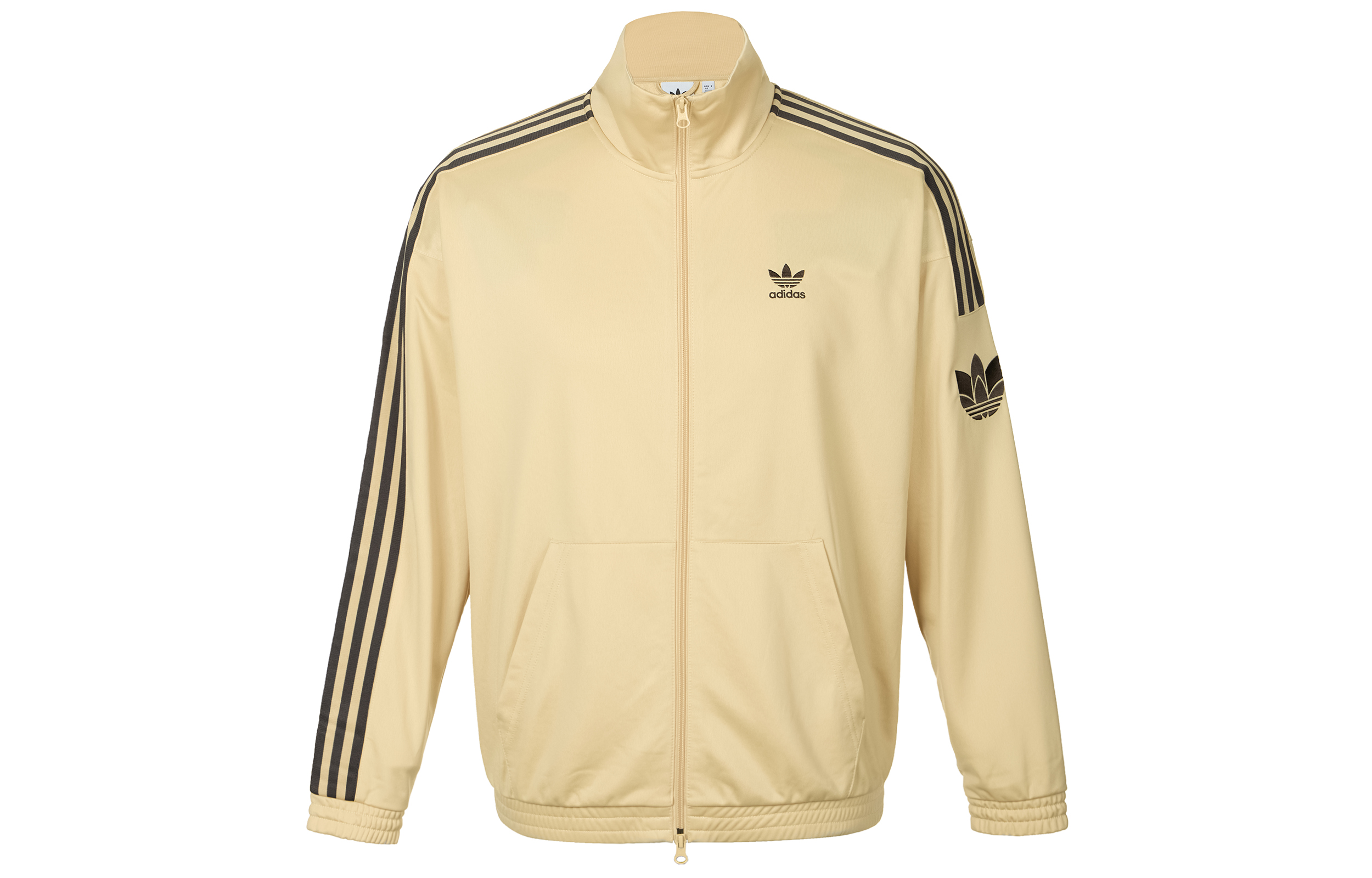 adidas RT TT U2 Classic Retro 3-Stripes Logo Track Jacket Misty Light Brown JL8399