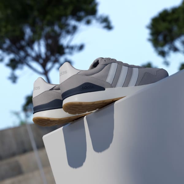 Cheap adidas RUN 60S 4.0 灰白銀復古運動鞋 JR7491