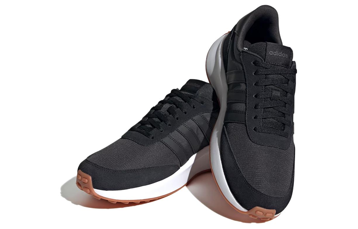 Lookbook adidas RUN 70s 舒適 耐磨透氣 低筒 生活休閒鞋 男款 黑色