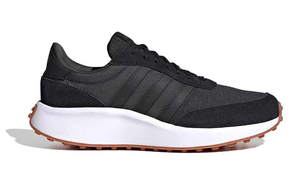 Lookbook adidas RUN 70s 舒適 耐磨透氣 低筒 生活休閒鞋 男款 黑色