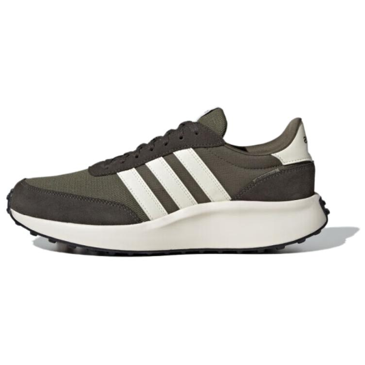 adidas RUN 70s Casual Running Shoes Olive Green Lightweight & Durable ID1289