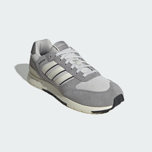 Shop Adidas Run 80s 復古運動鞋 灰白/米白/鋁金 JR8704