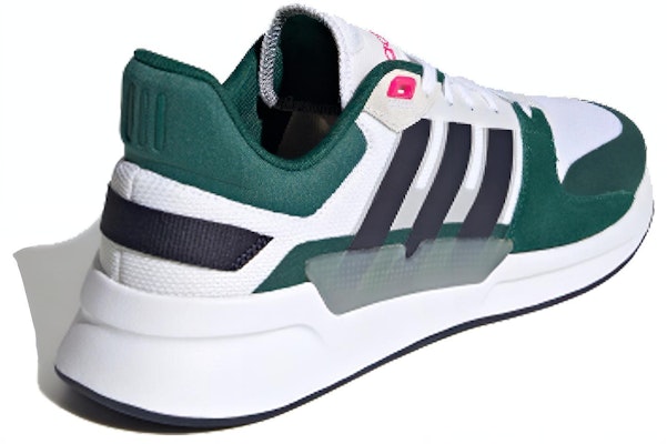 adidas neo RUN 90S 跑步鞋 男款 白綠 Shop adidas neo RUN 90S 跑步鞋 男款 白綠