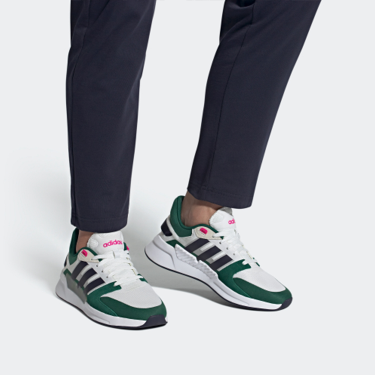 Sizing adidas neo RUN 90S 跑步鞋 男款 白綠