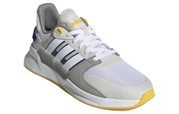Lookbook adidas neo RUN 90S 防滑耐磨 低筒 運動休閒鞋 男款 白棕