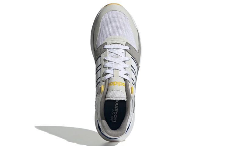 Shop adidas neo RUN 90S 防滑耐磨 低筒 運動休閒鞋 男款 白棕