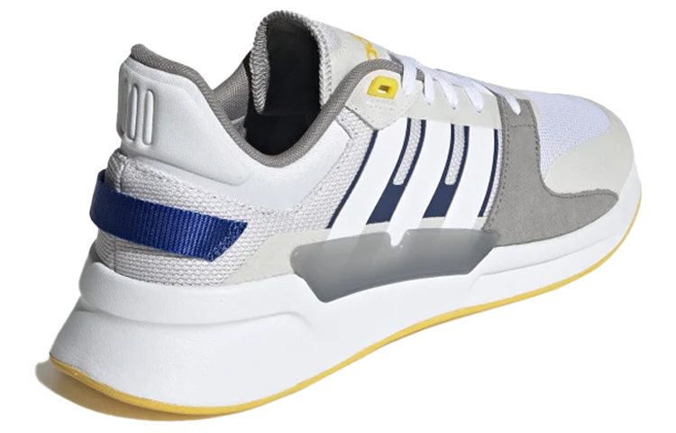 Shop adidas neo RUN 90S 防滑耐磨 低筒 運動休閒鞋 男款 白棕