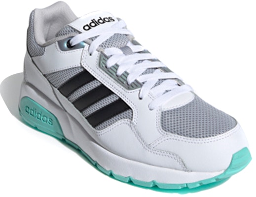 アディダス ラン90s 白×緑 FZ1714 Lookbook アディダス ラン90s 白×緑 FZ1714