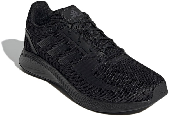 adidas Run Falcon 2.0 'Triple Black' Hitam Penuh G58096 Lookbook adidas Run Falcon 2.0 'Triple Black' Hitam Penuh G58096