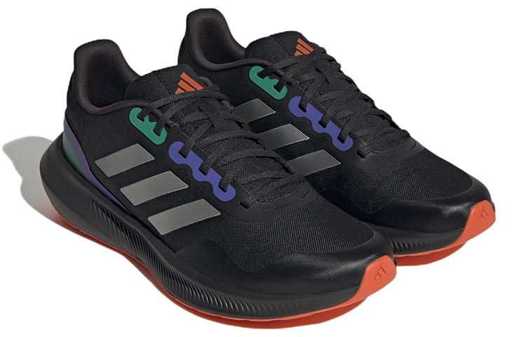 Lookbook adidas Runfalcon 3.0 TR ''Zwart Paars Groen'' HP7570