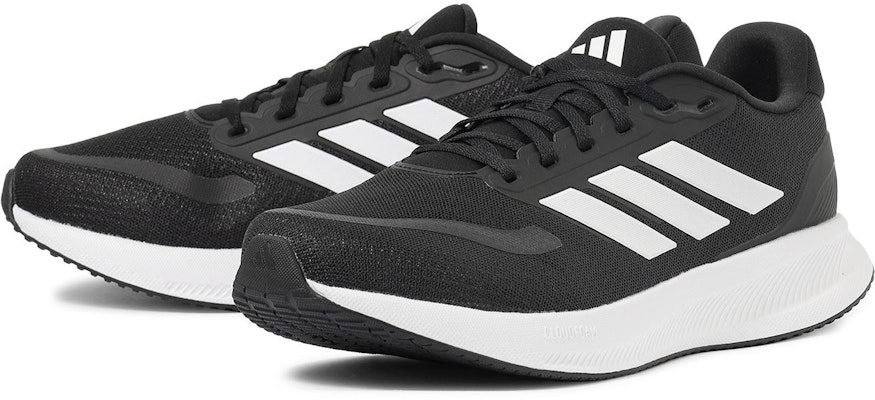 Adidas Runfalcon 5 Wide 'Core Black/Footwear White/Core Black' IE0552 Lookbook Adidas Runfalcon 5 Wide 'Core Black/Footwear White/Core Black' IE0552