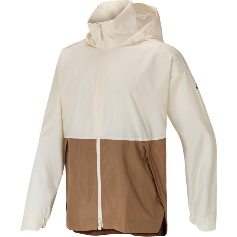 adidas Running Training Colorblock Packable Hooded Jacket Off-White GK8685