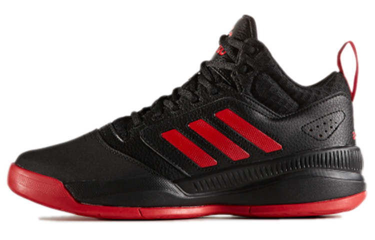 adidas RunTheGame Basketball Sneakers 'Black Red' C77814