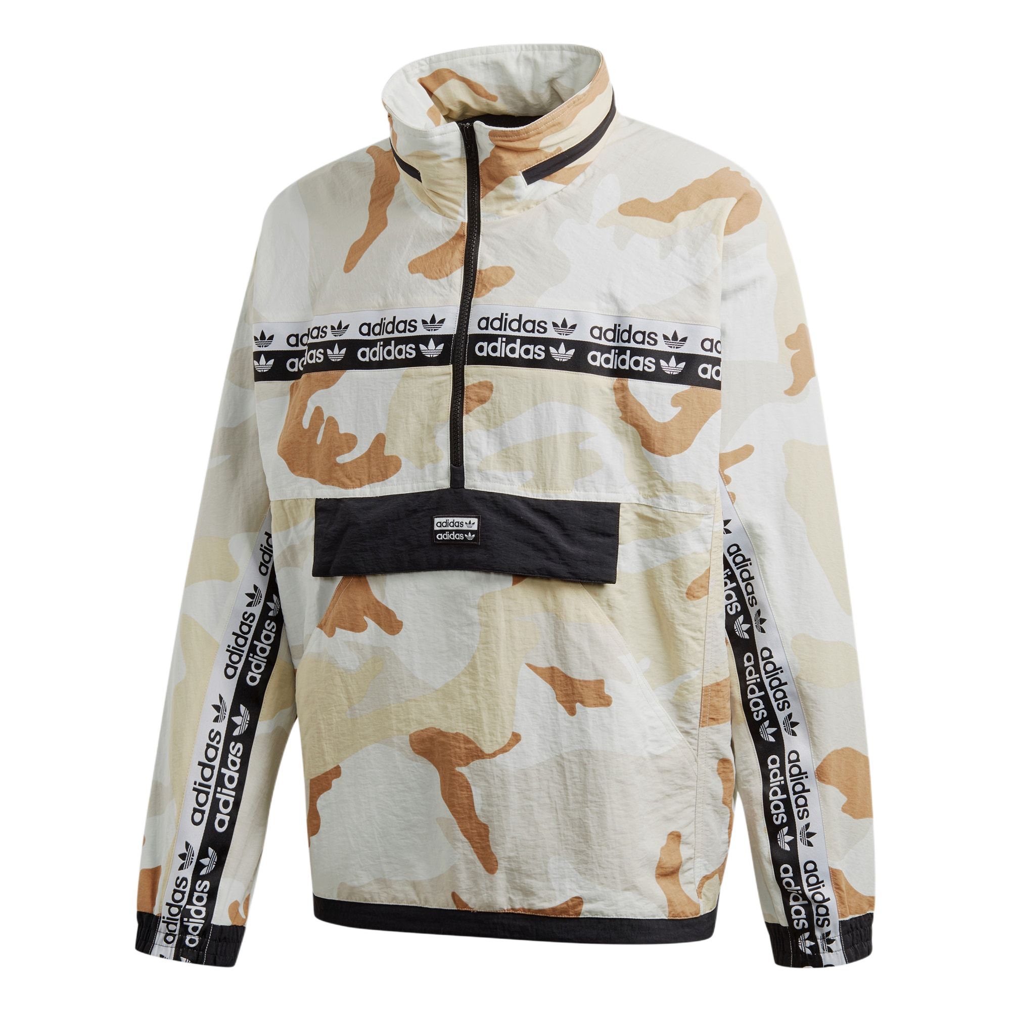adidas RYV Camo TT Stand Collar Jacket Multicolor/Brown Casual Wear EK4334