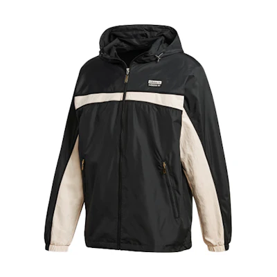adidas RYV Pocket Windbreaker Hoodie Jacket Black (Spring Edition) GJ6742