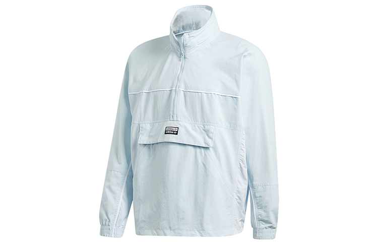 adidas RYV Retro Track Jacket Light Blue Outdoor Breathable Shell FM2271