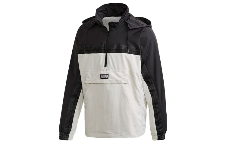 adidas RYV Trefoil Colorblock Track Jacket Orbit Gray/Black FM2281