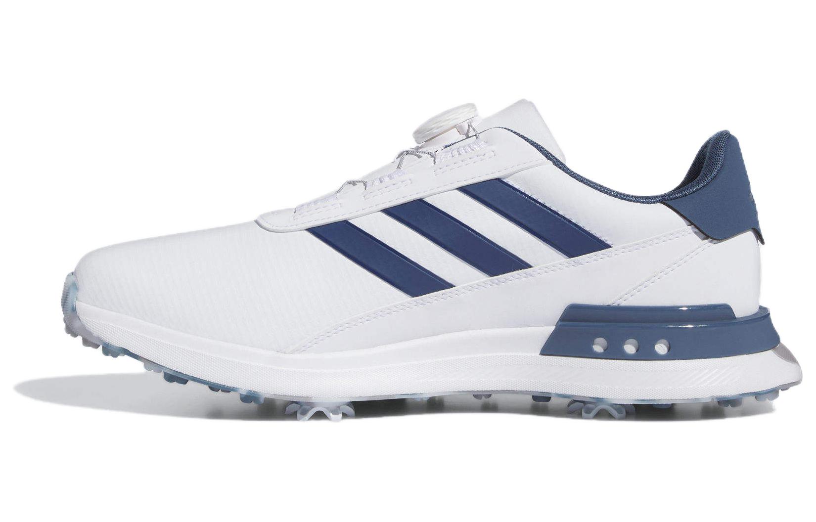 adidas S2G 24 Shock-Absorbing Durable Low-Top Golf Shoes Men White Blue IF0296
