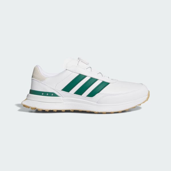 Adidas S2G 26 BOA Spikeless Golf Shoes Cloud White/Collegiate Green/Gum JQ3463