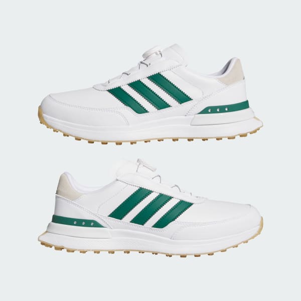 Sizing 아디다스 S2G 26 BOA 스파이크리스 골프화 클라우드 화이트/컬리지에이트 그린/검 JQ3463