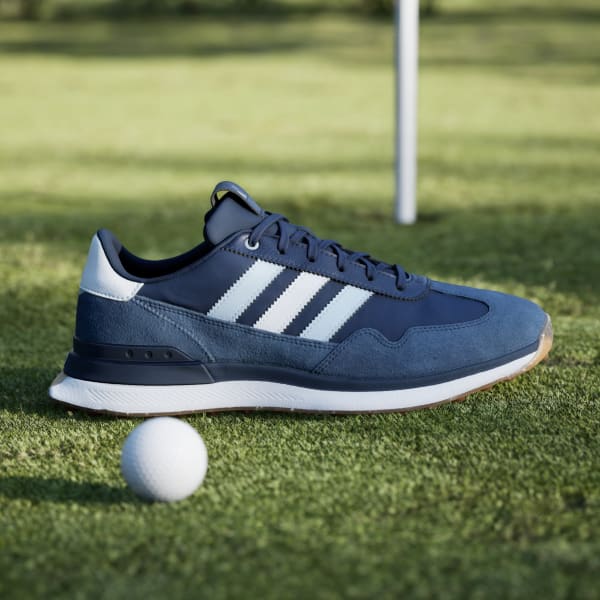 Shop Adidas S2G 26 無釘高爾夫鞋 海軍藍/雲白/水晶藍 JR1879