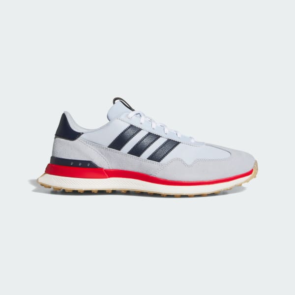 Adidas S2G 26 Textile Spikeless Golf Shoes Crystal Sky/Collegiate Navy/Better Scarlet HP7089