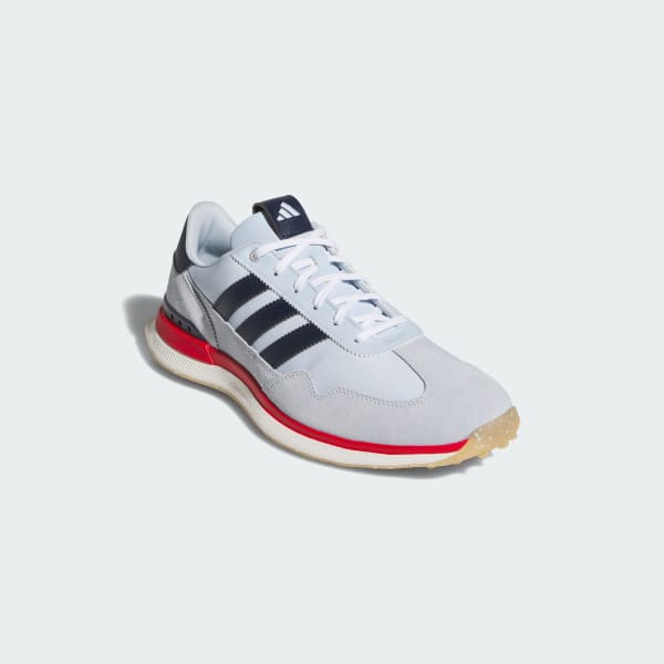 Shop Adidas S2G 26 Zapatos de Golf Sin Tacos Celeste/Marino Escarlata HP7089