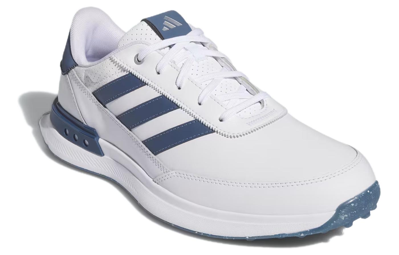 Shop adidas S2G Spikeless Golf 百搭舒適 防震耐磨 低筒 高爾夫球鞋 男款 白藍