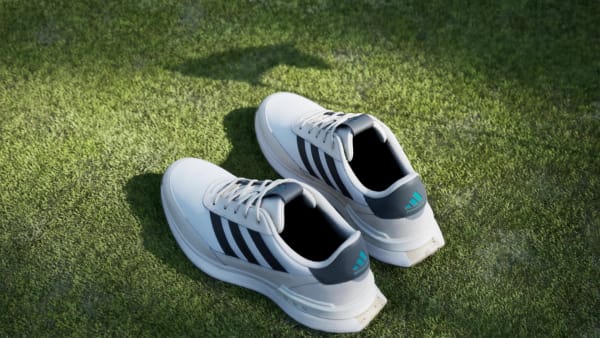 Order Adidas S2G Sin Tacos Cuero Golf Zapatillas Blanco/Carbono/Blanco Tiza JI4171