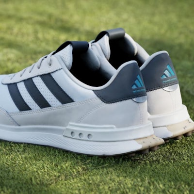 Adidas S2G Sin Tacos Cuero Golf Zapatillas Blanco/Carbono/Blanco Tiza JI4171 2