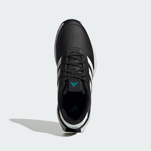 Adidas S2G Spikeless Leather 24 Golf Shoes Core Black/Cloud White/Pure Teal 圖 2