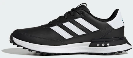 Details for Adidas S2G 無釘高爾夫鞋 黑白藍 (皮革款) JS1892