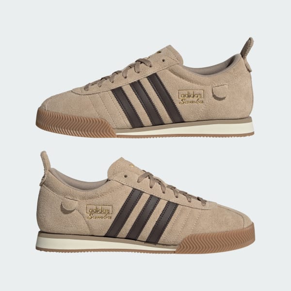 adidas Samba 62 Super Crystal Linen/Dark Brown/Gum 圖 7