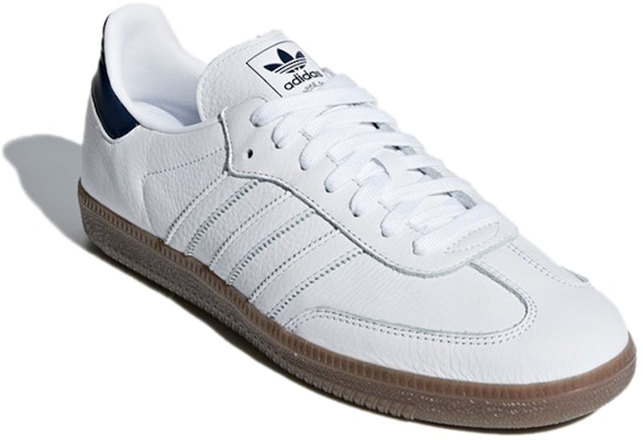 阿迪达斯 Samba '云白海军蓝生胶' D96782 Lookbook 阿迪达斯 Samba '云白海军蓝生胶' D96782