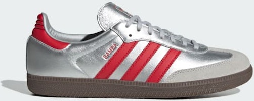 Adidas Samba "Shibuya" Matte Silver/Better Scarlet/Gum JQ4123 Adidas Samba "Shibuya" Matte Silver/Better Scarlet/Gum JQ4123