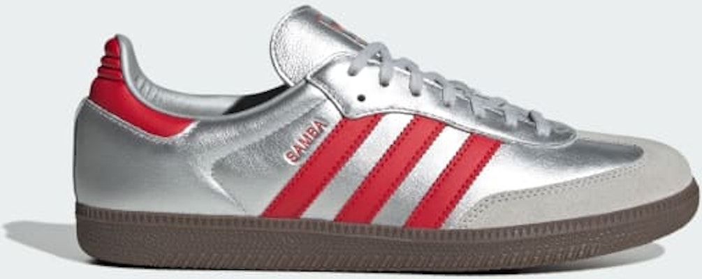 Adidas Samba "Shibuya" Matte Silver/Better Scarlet/Gum JQ4123 Buy Adidas Samba "Shibuya" Matte Silver/Better Scarlet/Gum JQ4123
