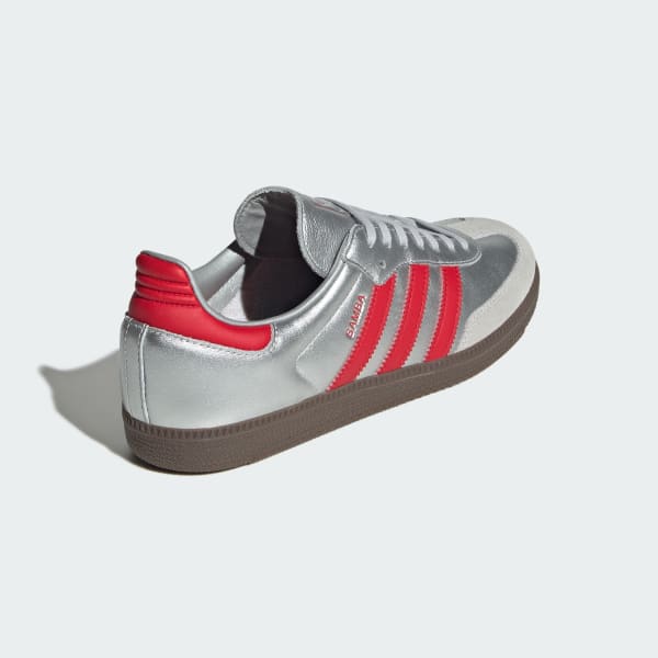 Purchase Adidas Samba "Shibuya" Perak Matte/Scarlet Merah/Gam JQ4123