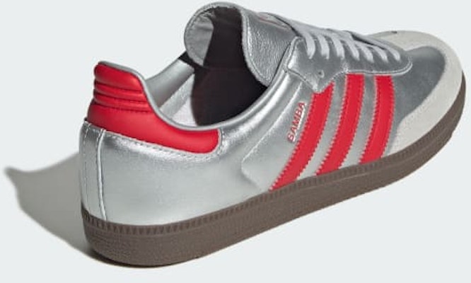 Adidas Samba "Shibuya" Matte Silver/Better Scarlet/Gum JQ4123 Purchase Adidas Samba "Shibuya" Matte Silver/Better Scarlet/Gum JQ4123