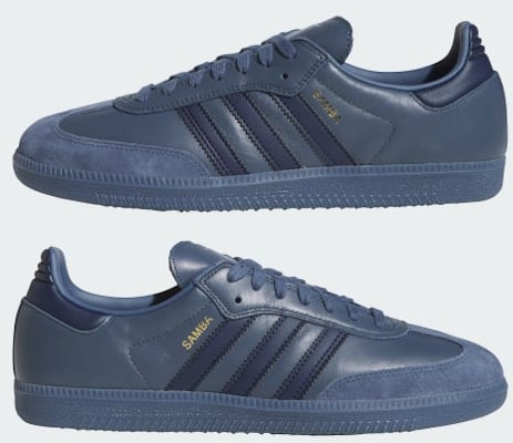 adidas Samba ADV Preloved Ink/Preloved Ink/Gold Metallic JH8803 Sizing adidas Samba ADV Preloved Ink/Preloved Ink/Gold Metallic JH8803