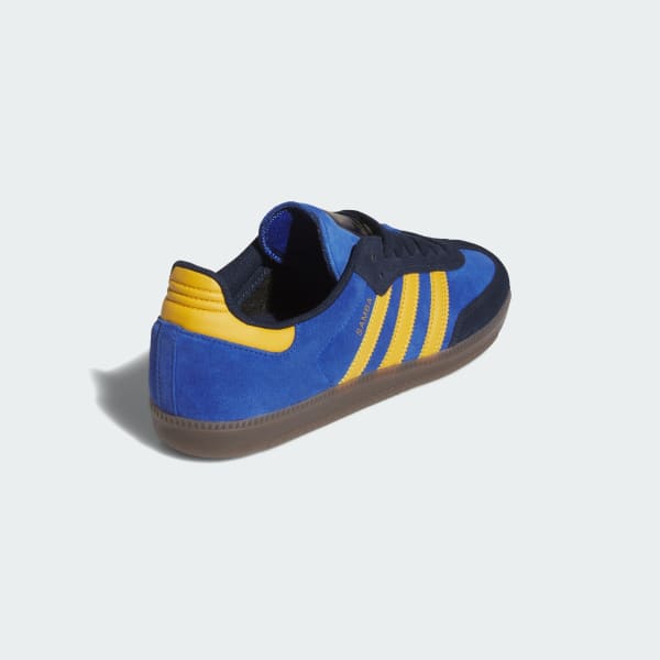 Details for Adidas Samba ADV 運動鞋 深藍/復古黃/皇家藍 HQ9283