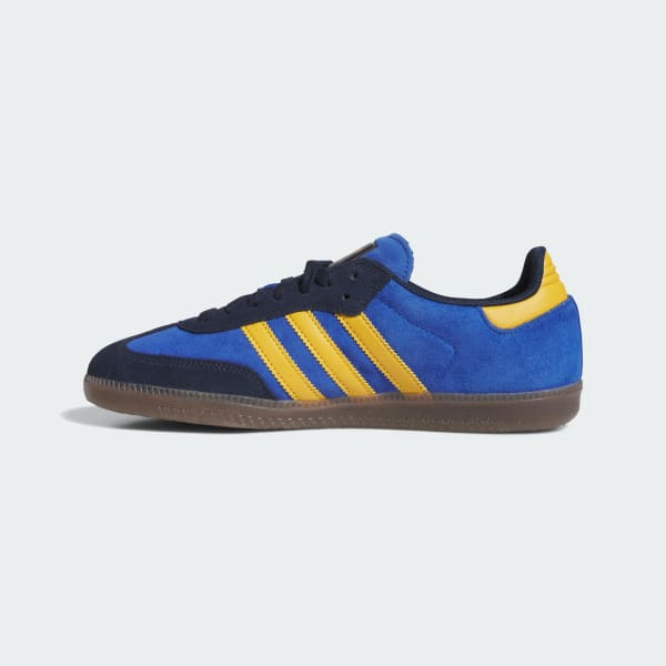 Sizing Adidas Samba ADV 運動鞋 深藍/復古黃/皇家藍 HQ9283