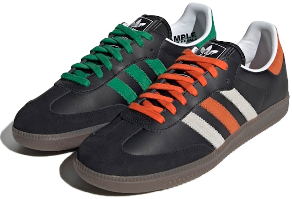 アディダス サンバ 黒/オレンジ/緑 FW5386 Shop アディダス サンバ 黒/オレンジ/緑 FW5386
