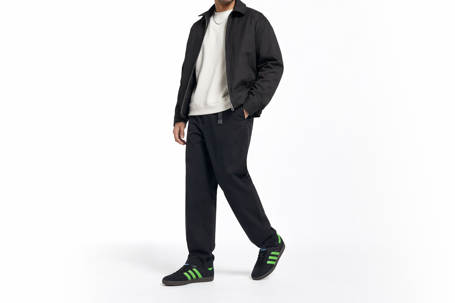 Order adidas Samba Deco Spezial 'Negro Lucid Lime Gum' IF5738