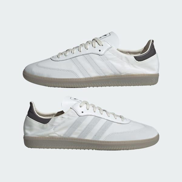 Cheap 阿迪达斯Samba Decon运动鞋 核心白/木炭灰/黄褐米色 JI3175