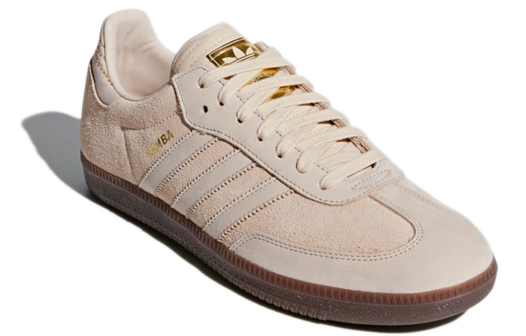 Lookbook 阿迪达斯 Samba FB 'Linen Gum' 亚麻软木 休闲鞋 CQ2090