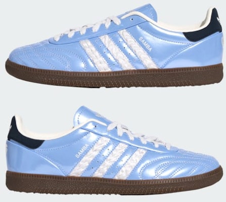 Adidas Samba JP Japan Exclusive Glow Blue/Core White/Aurora Ink KJ7302 Sizing Adidas Samba JP Japan Exclusive Glow Blue/Core White/Aurora Ink KJ7302