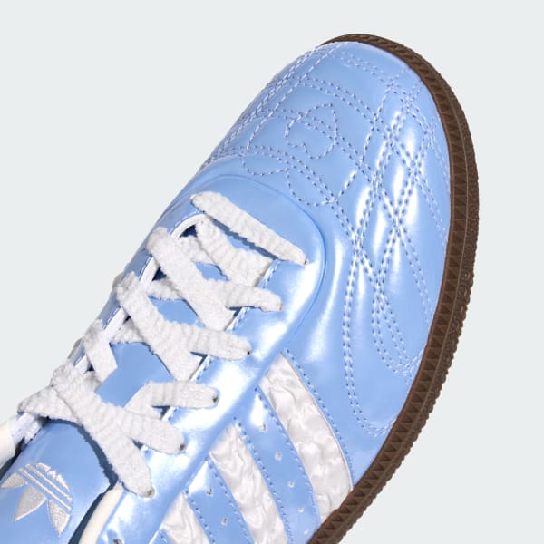 Cheap Adidas Samba JP Eksklusif Jepun Glow Blue/Core White/Aurora Ink KJ7302