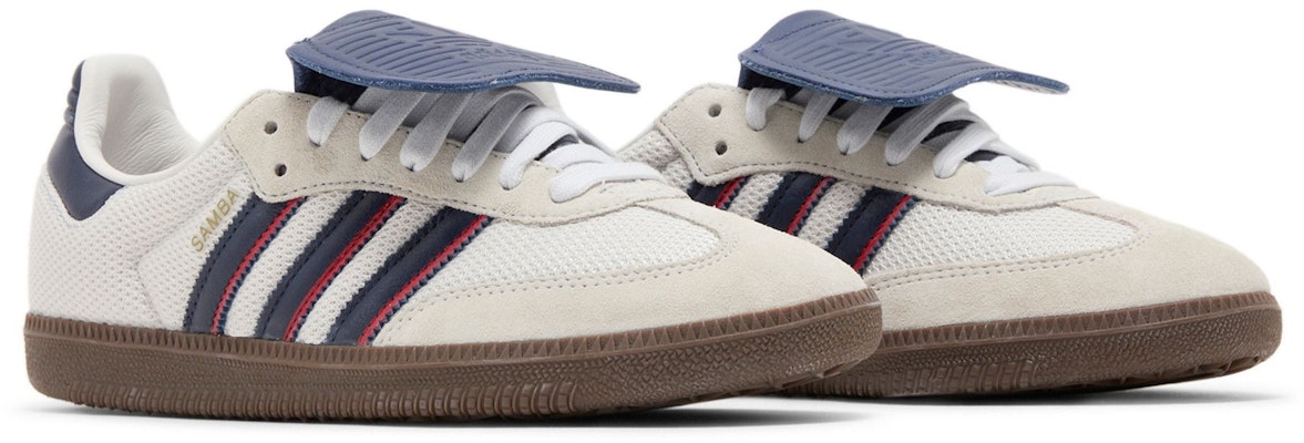 adidas Samba LT 'Crystal White Dark Blue' IE9169 Cheap adidas Samba LT 'Crystal White Dark Blue' IE9169