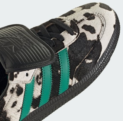 (Women) Adidas Samba LT Core Black/Lucid Blue/Gold Metallic JS3930 1